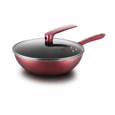 NEW DIVERSION E SERIES WOK pressed aluminum non-stick cookware set